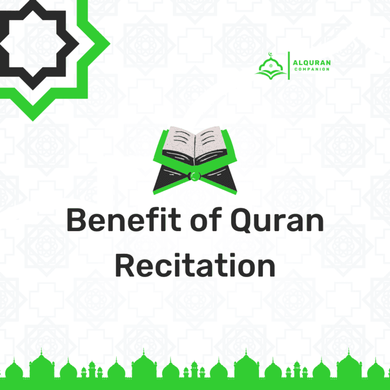 Person reciting the Quran to gain spiritual benefits and blessings.