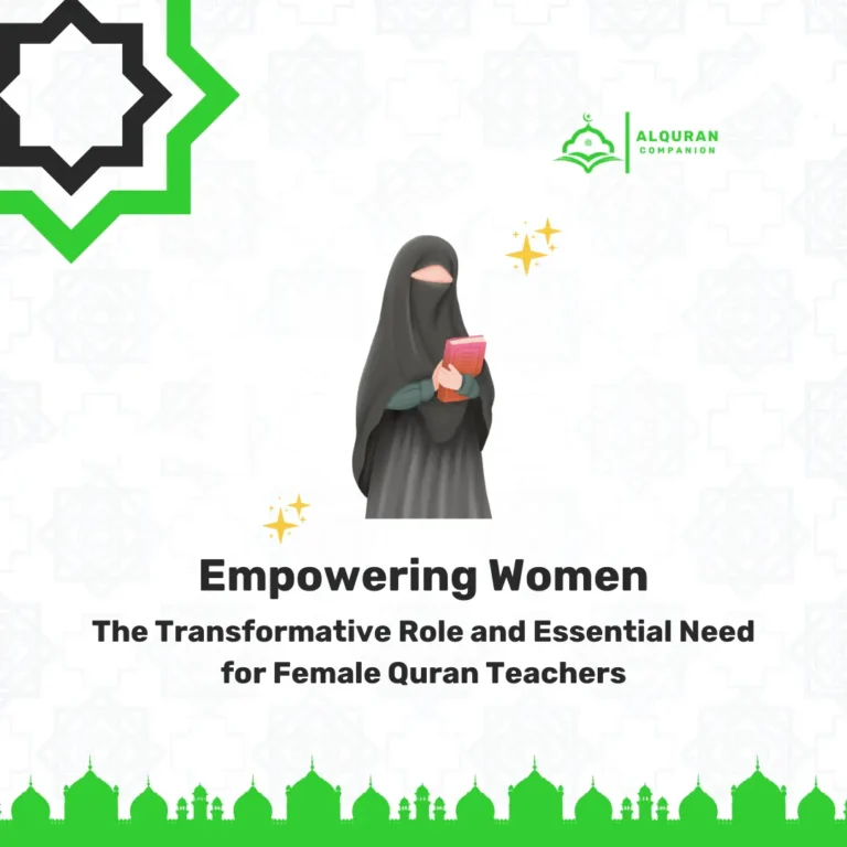 Female Quran teacher guiding online Quran class for women – Al Quran Companion